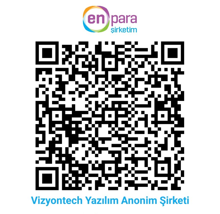 Vizyontech Yazılım Anonim Şirketi Enpara QR ödeme kodu